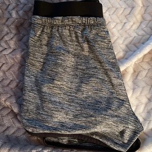 Gray workout shorts